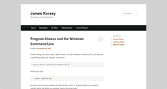 Desktop Screenshot of jameskersey.com