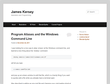 Tablet Screenshot of jameskersey.com
